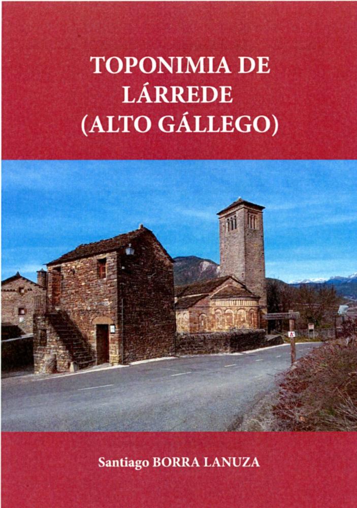 Imagen: Portada Toponimia de Lárrede