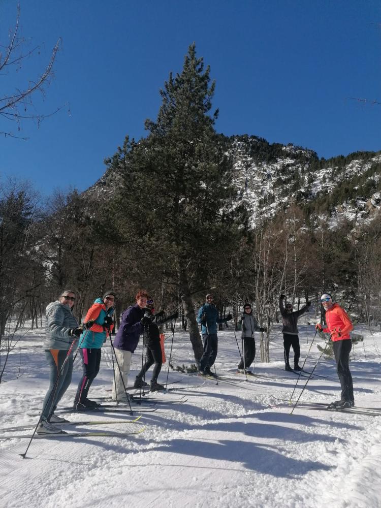 Imagen Finaliza con éxito el curso de esquí nórdico de la Comarca Alto Gállego