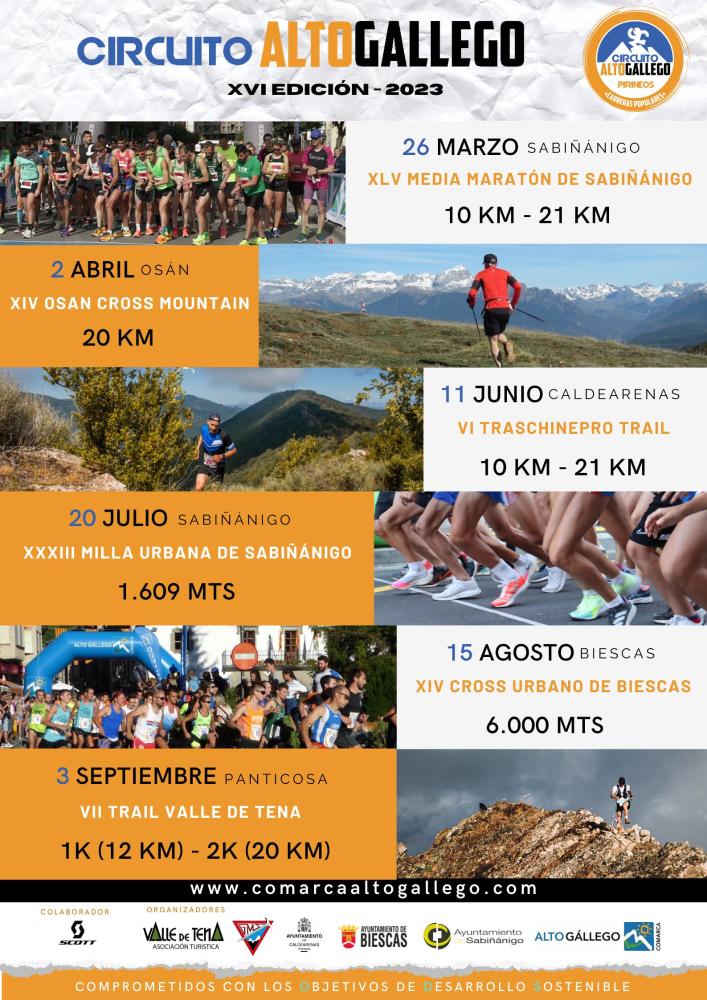 Imagen Confirmado el circuito comarcal de carreras populares Pirineos Alto Gállego