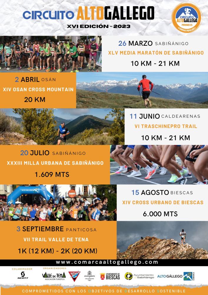 Imagen Presentaba XLV Media Maratón de Sabiñánigo, primera carrera del Circuito Comarcal Pirineos Alto Gállego