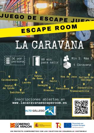 Imagen El Escape Room "LaCaravana" llegá a la Comarca Alto Gállego
