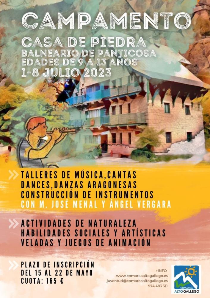 Imagen Plazo abierto de preinscripción para el Campamento Comarcal 2023