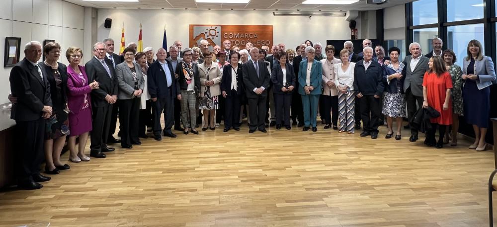 Imagen La Comarca Alto Gállego celebra el homenaje de las Bodas de Oro