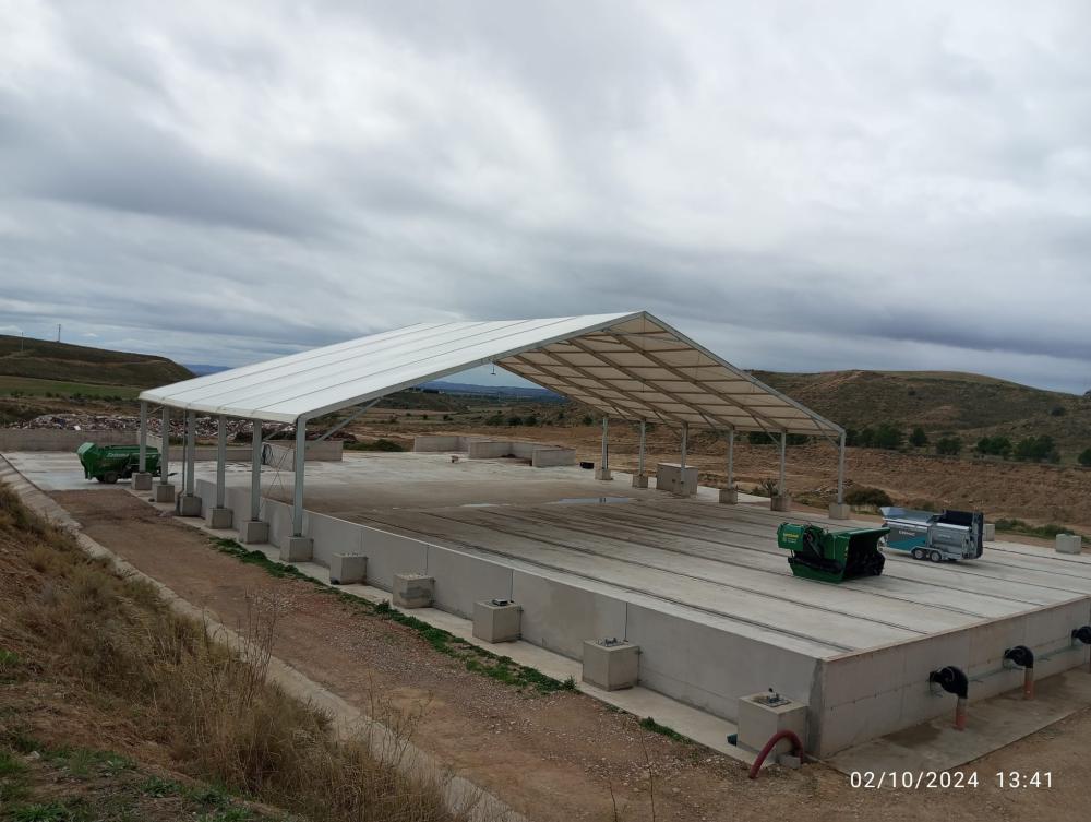 Imagen La nueva planta de compostaje podrá tratar hasta 6600 toneladas de biorresiduos al año.