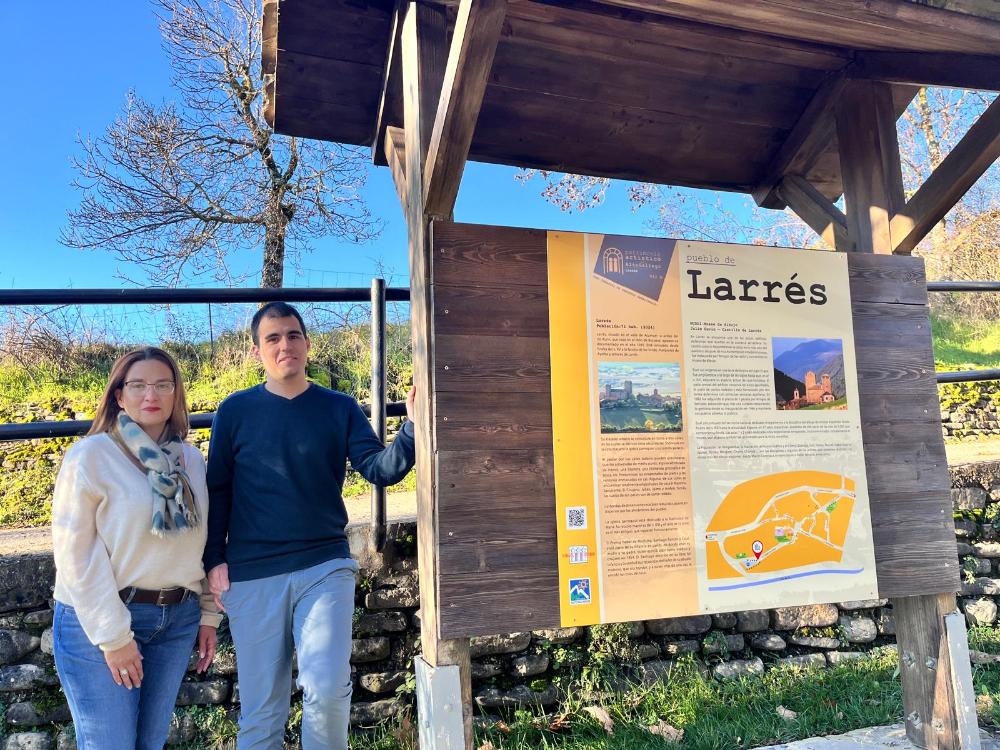 Imagen La Comarca Alto Gállego coloca paneles informativos en las cercanías de Oliván, camino de Susín y Ainielle