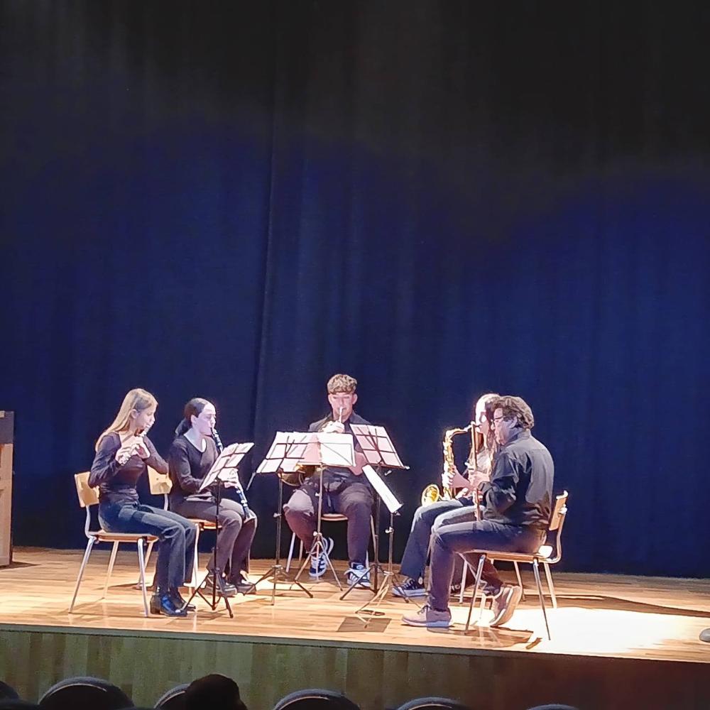 Imagen Música que florece en Biescas: el Conservatorio llena de arte el Alto Gállego