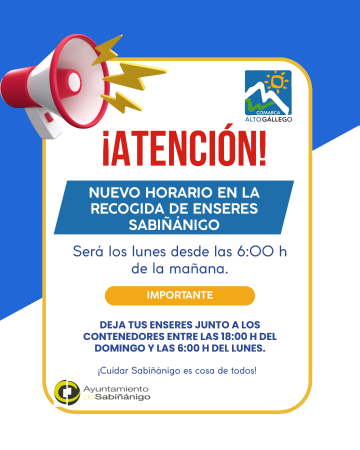 Imagen Cambio en el horario de recogida de enseres en el casco urbano de...