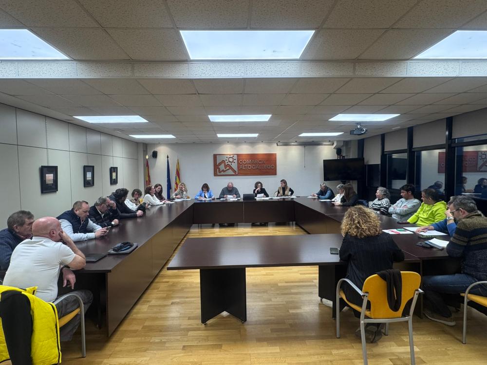 Imagen El Consejo Comarcal del Alto Gállego aprueba mejoras organizativas y dos propuestas institucionales