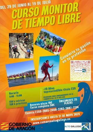 Imagen La Comarca Alto Gállego organiza un nuevo Curso de Monitor de Tiempo Libre